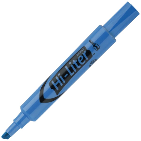 Avery&reg; Hi-Liter&reg;, Desk-Style, Fluorescent Blue, 1 Count (24016)